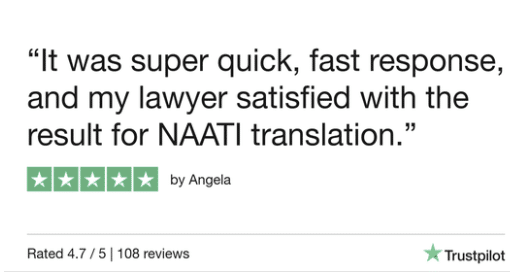 Review of Immi Translating Service